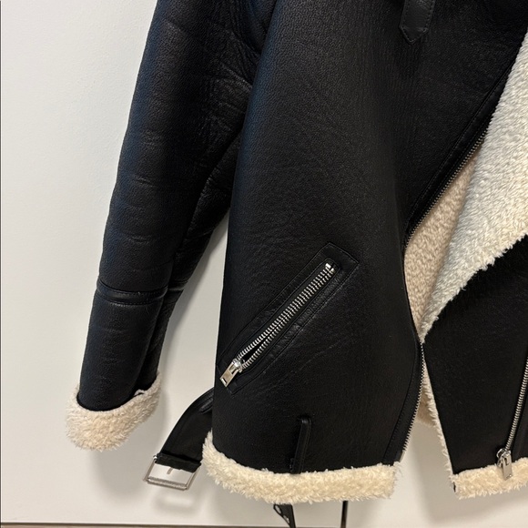 Mango Shearling Jacket - Picture 3 of 5